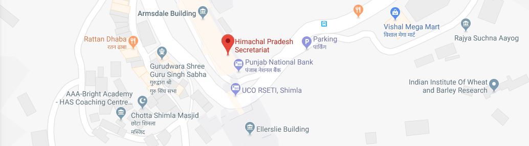 Location Map (Himachal Pradesh State Disaster Management Authority)